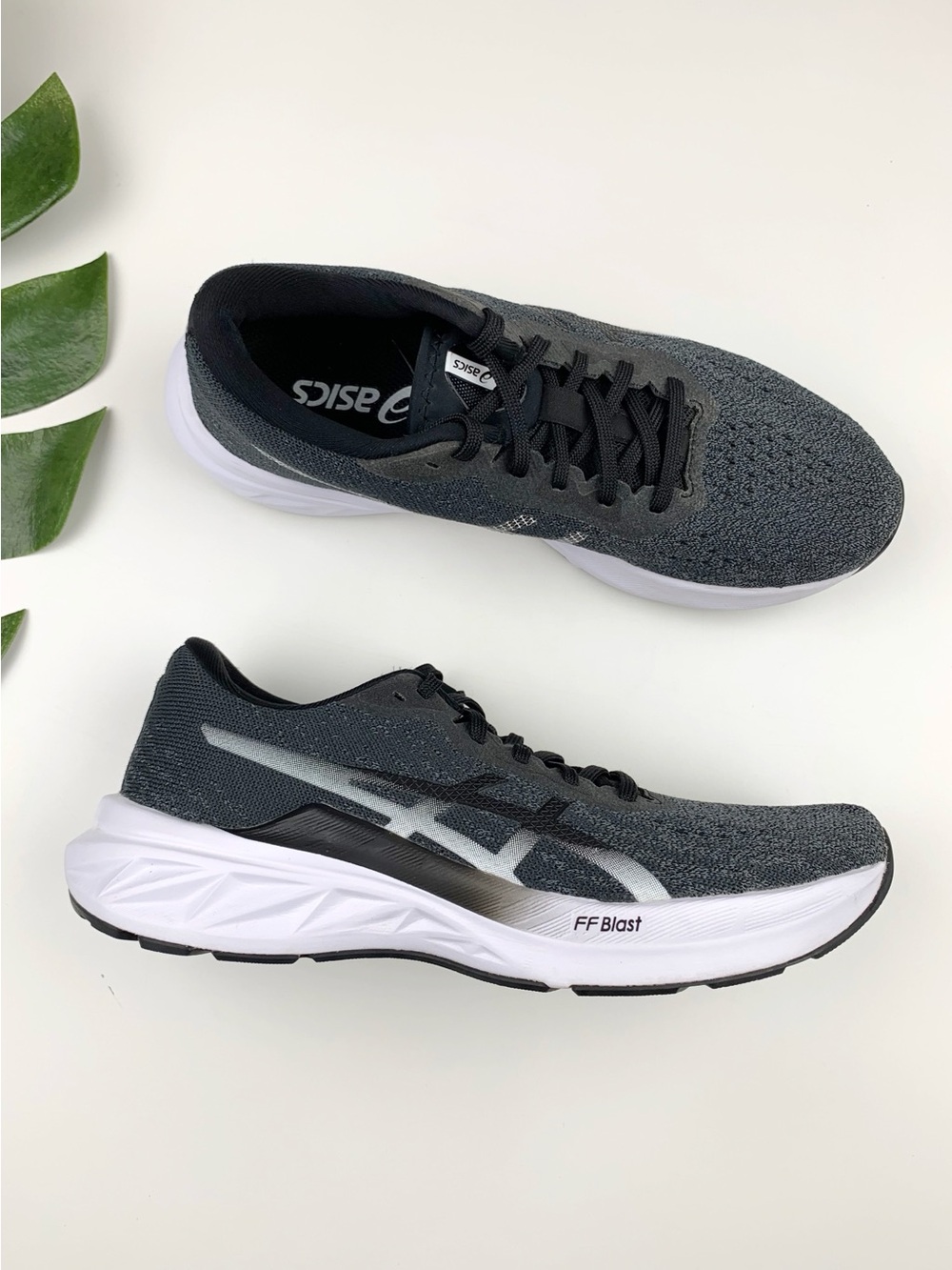 ASICS DynaBlast 2 Sneakers Running Shoes Gray Black 1012B060 Women's 7